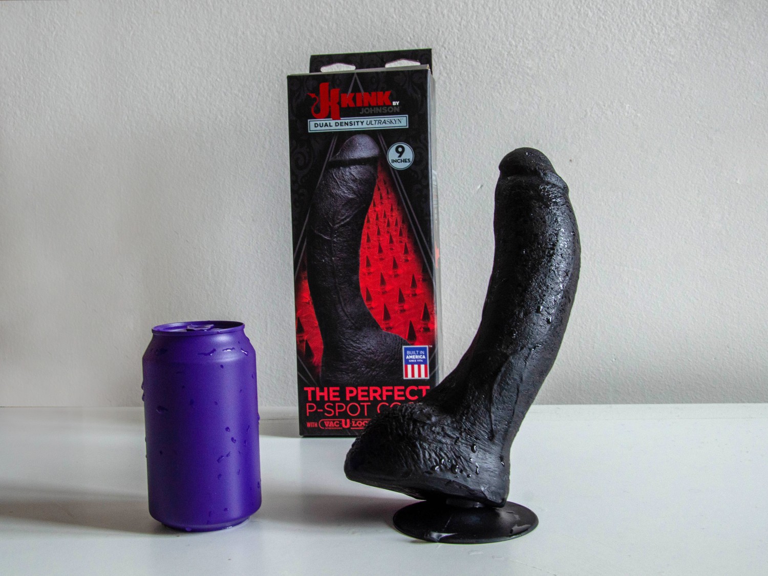 Doc Johnson Kink The Perfect P-Spot Cock with Removable Vac-U-Lock Suction Cup